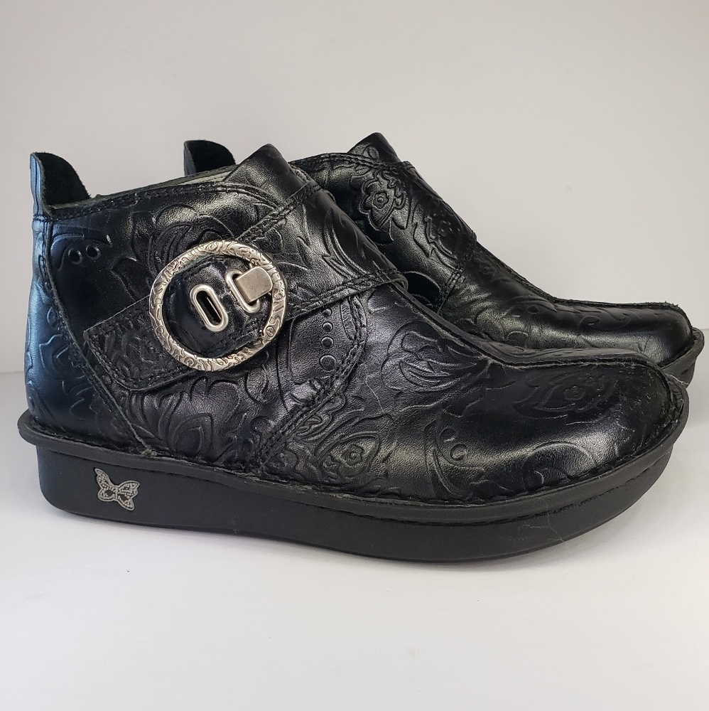 Alegria by PG Lite Embossed Ankle Boot